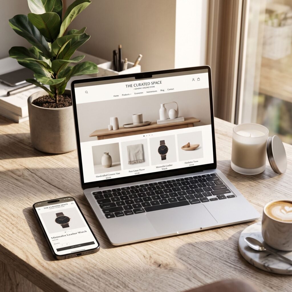 Finished premium Shopify store ready to launch after professional setup