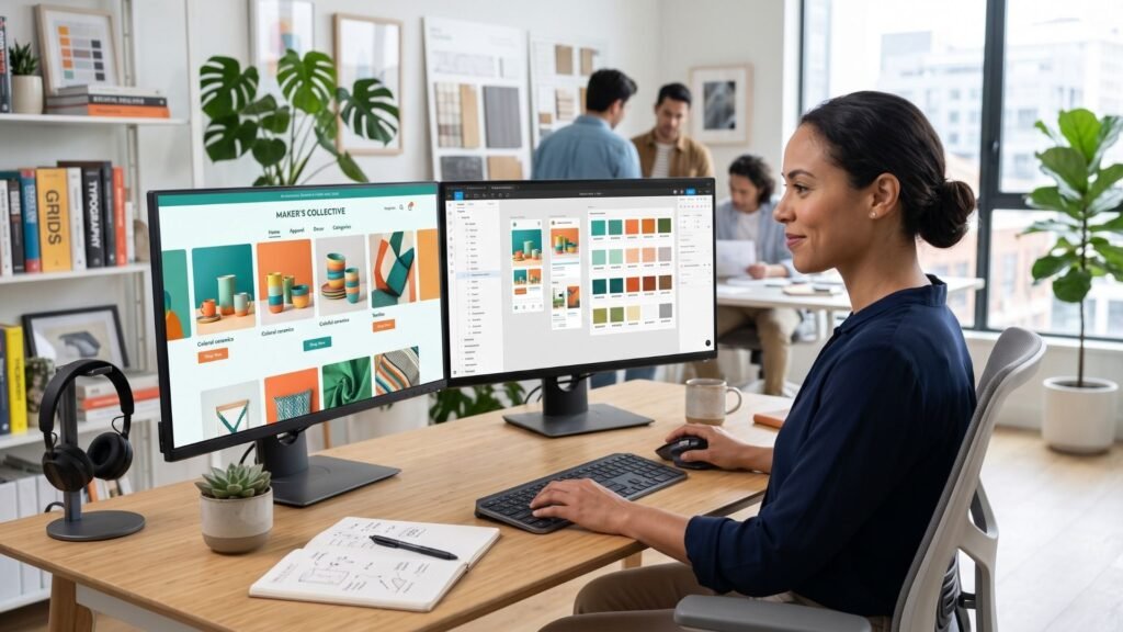 Professional Shopify expert designing a custom store for a client